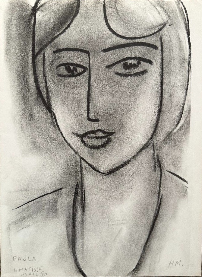 .MATISSE, 3 ORIGINAL STONE LITHOGRAPHS, DERRIERE LE MIROIR # 46, SIGNED