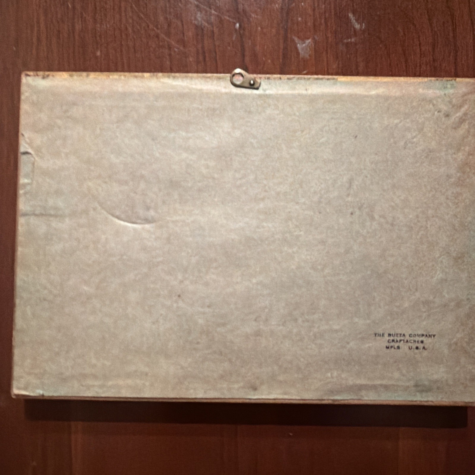 Vintage Buzza Company Craftacres USA Lithograph ‘Smile’