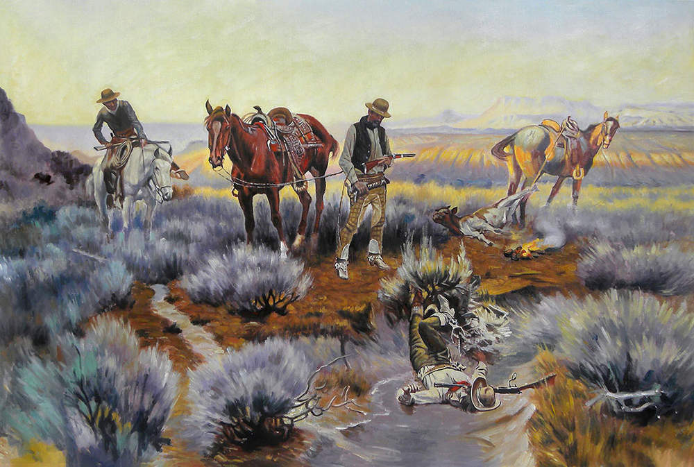 Charles Russell “Paying the Fiddler”