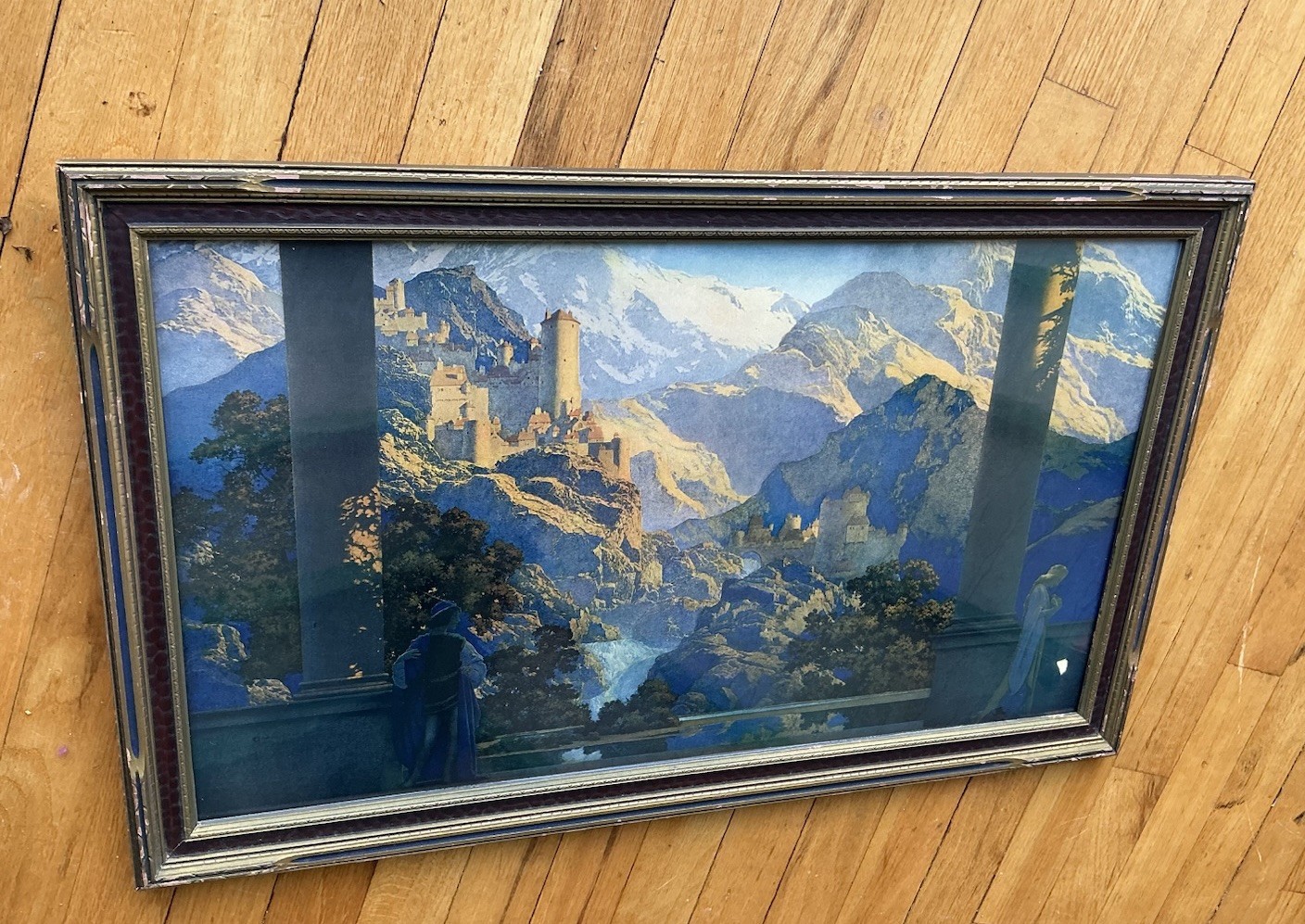 Maxfield Parrish Romance 26 1/2 X 16 1/2 The Best! Collector Investment Quality!