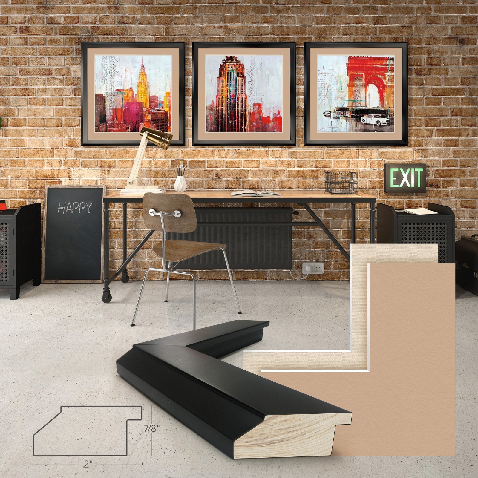 35W”x35H”: PARMOTREMA by REX RAY – DOUBLE MATTE, GLASS and FRAME