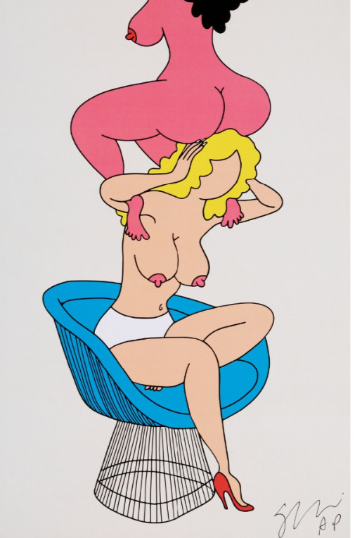 Fucci Erotic Balance Story 12×16 inches AP Signed Print Art Poster