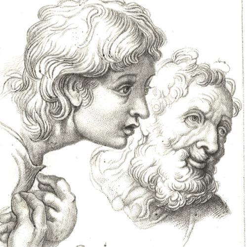 1866 ART PRINT RENAISSANCE MASTER RAPHAEL ETCHING APOSTLES IN TRANSFIGURATION
