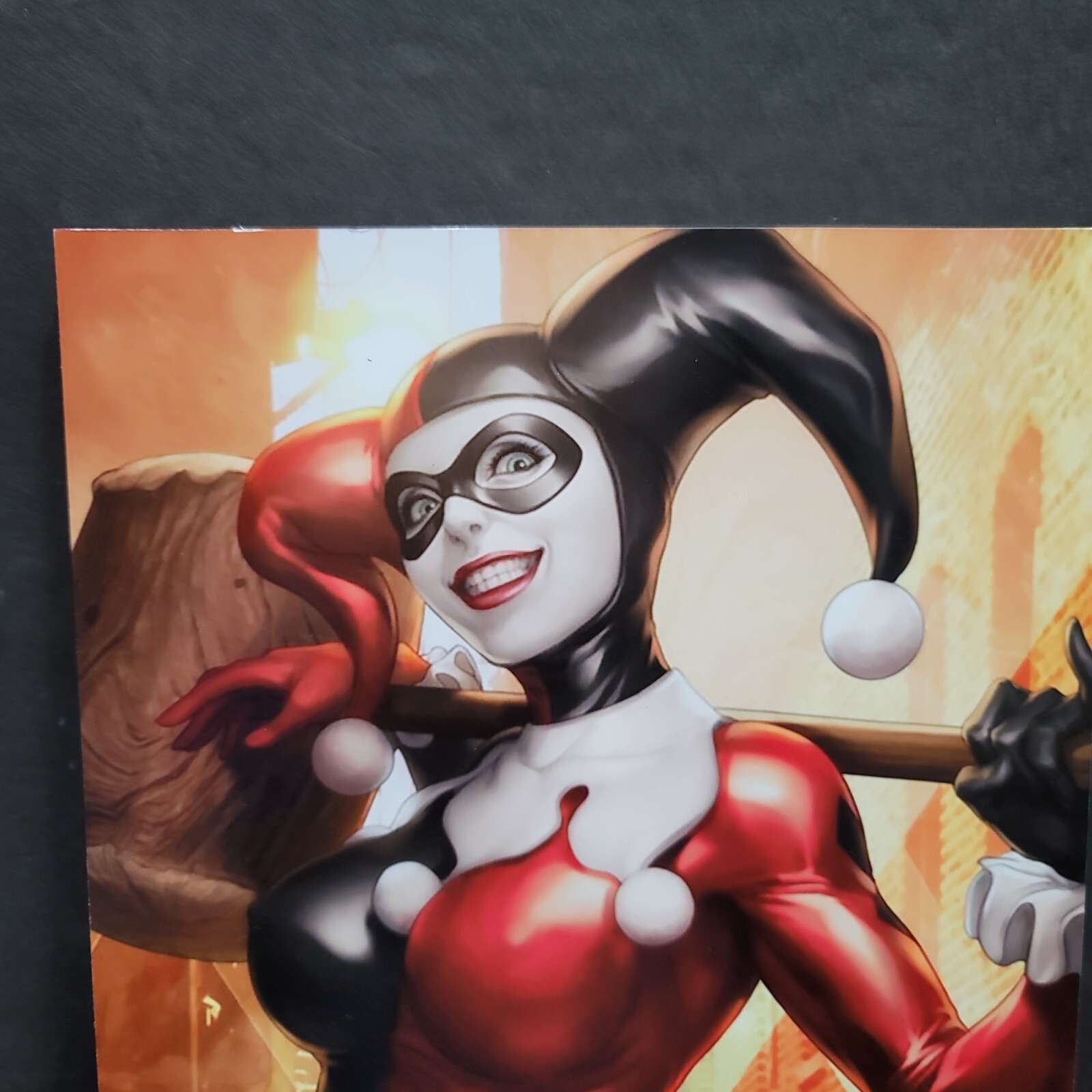 Batman Harley Quinn Villain Wall Photo Art Board Print 11.75in x 7.25in DC Comic