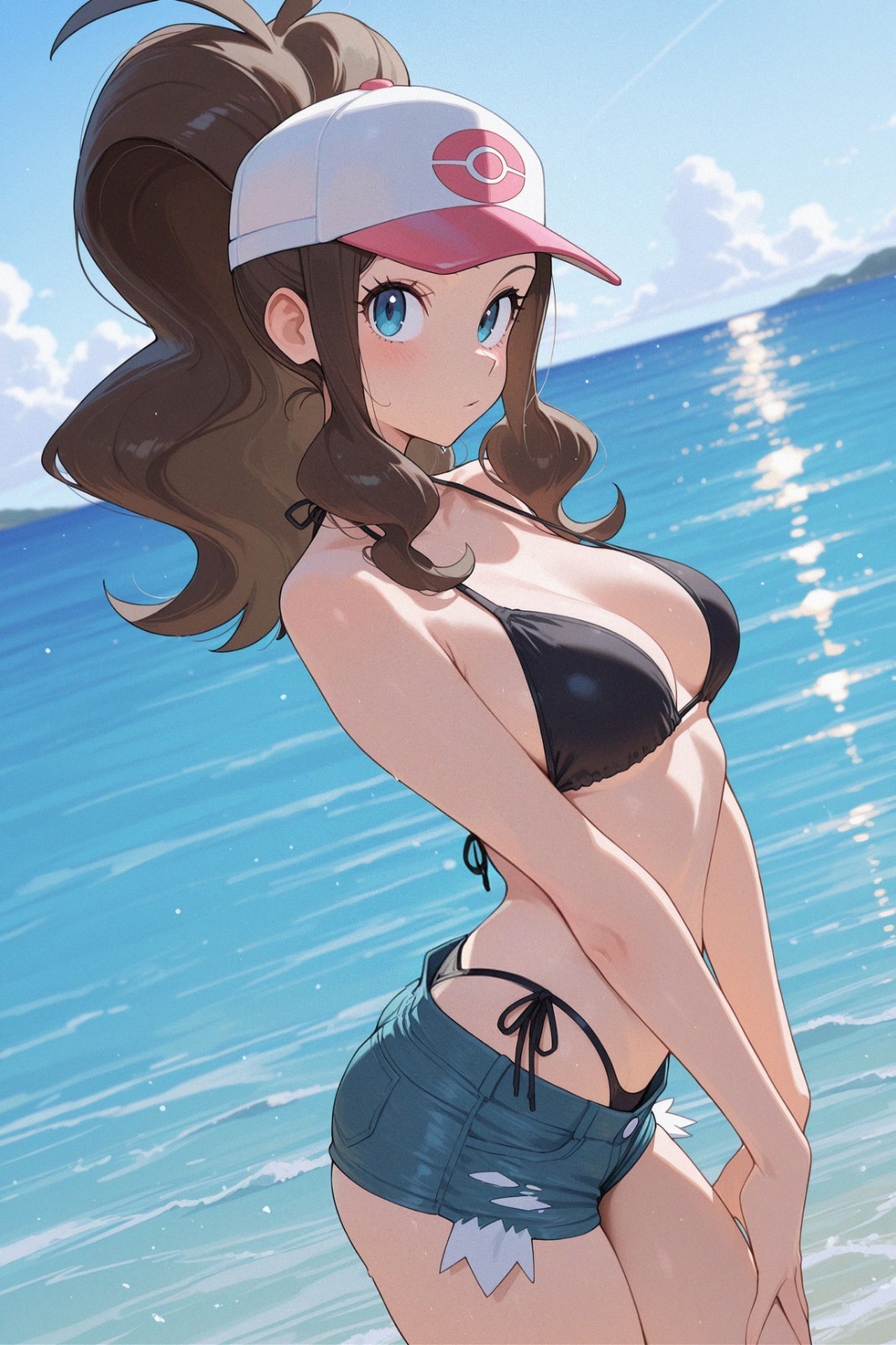 (4.5 Inches) Lewd Anime Girl Trainer – Hilda #6 – Glossy Photograph