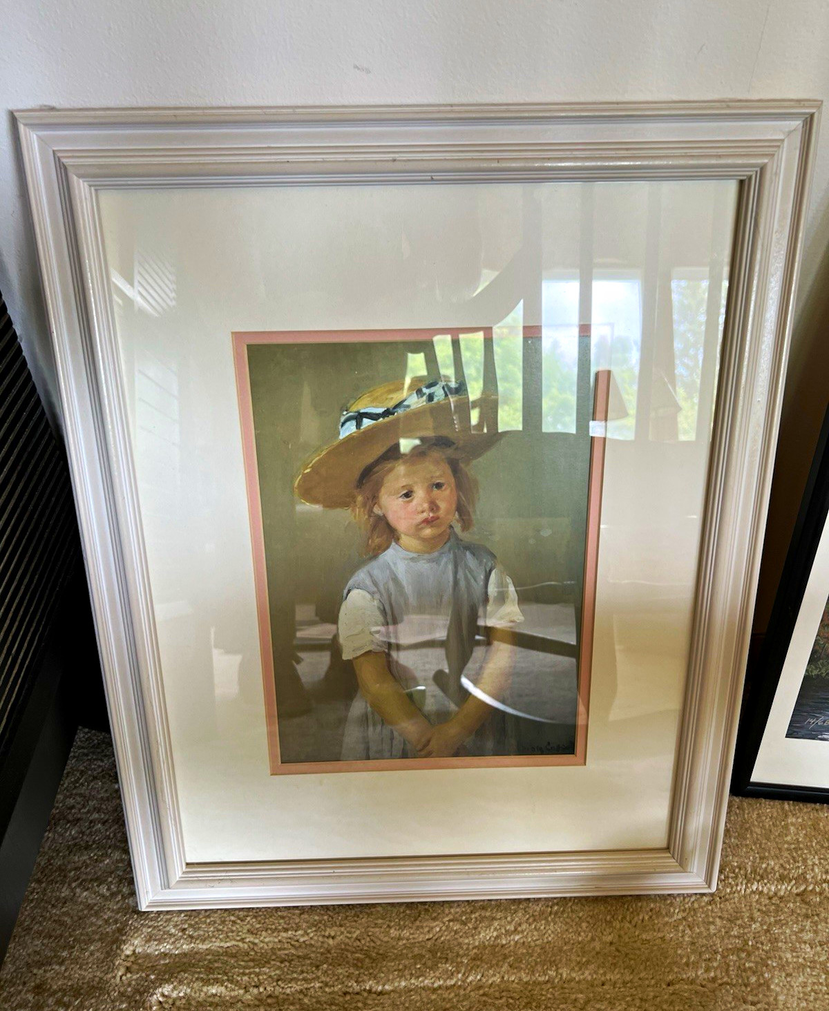 Matted & Framed Child Portrait Print, Medium, Portrait Orientation, Single
