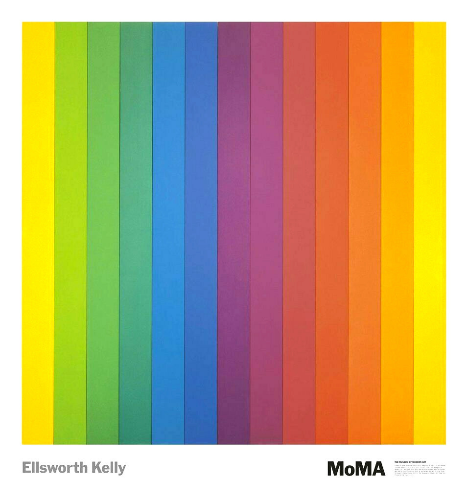 Spectrum IV by Ellsworth Kelly Art Print MOMA Poster 30×28 Out of print Last one