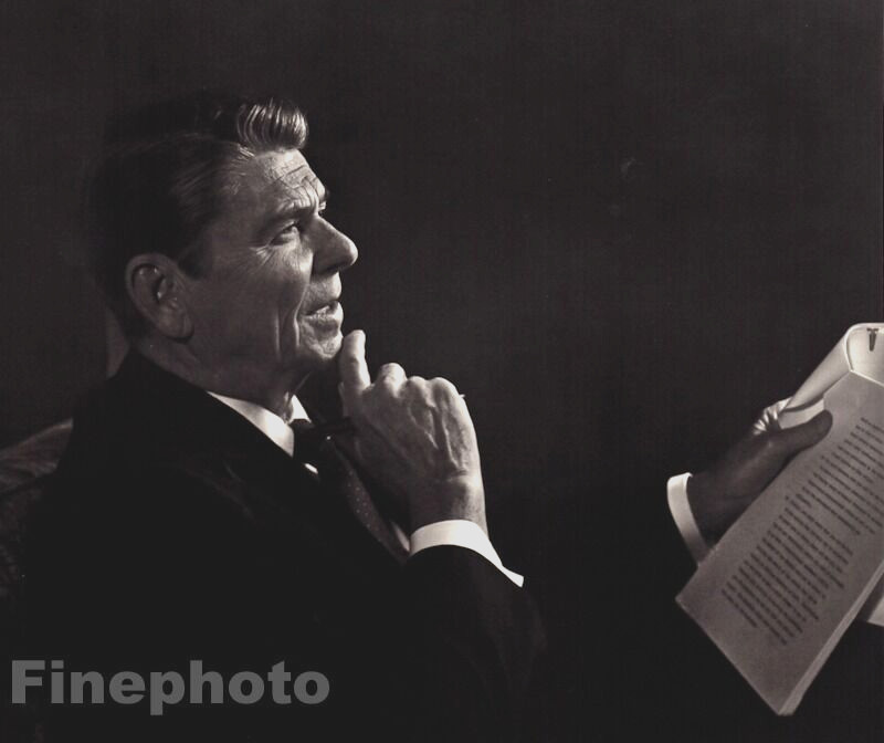 1982/83 Vintage President RONALD REAGAN By YOUSUF KARSH Republican Photo Art