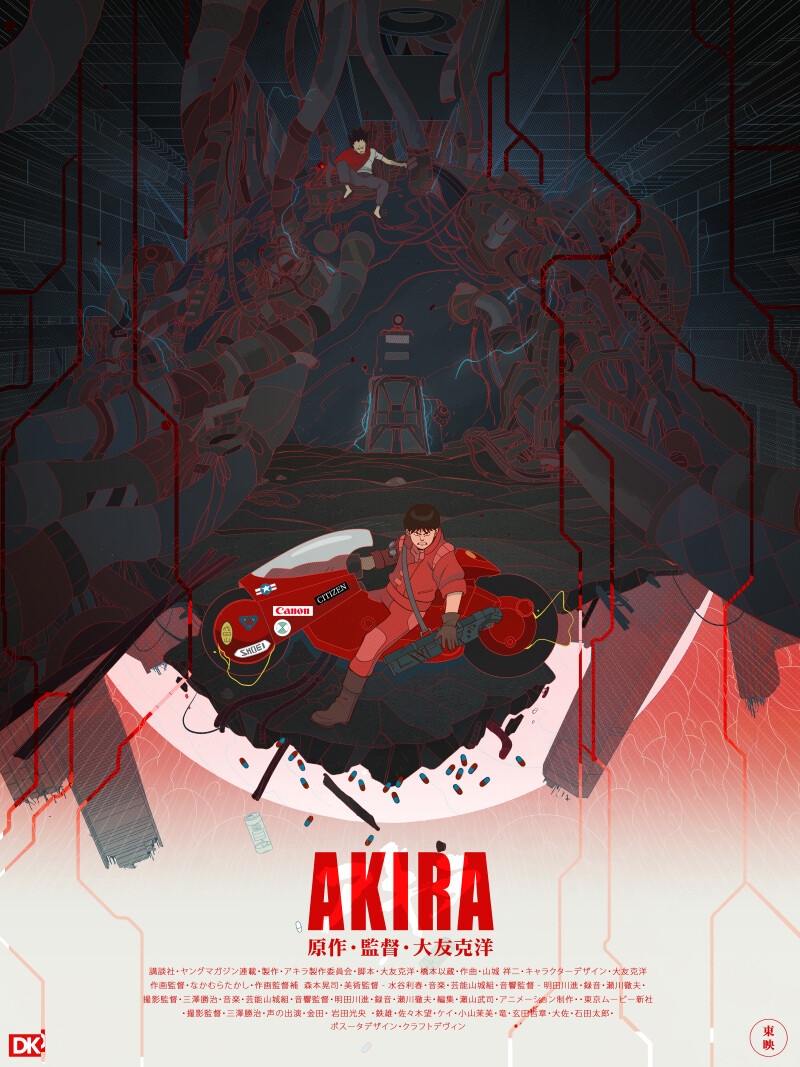Akira Poster 13″x19″ Signed by Artist