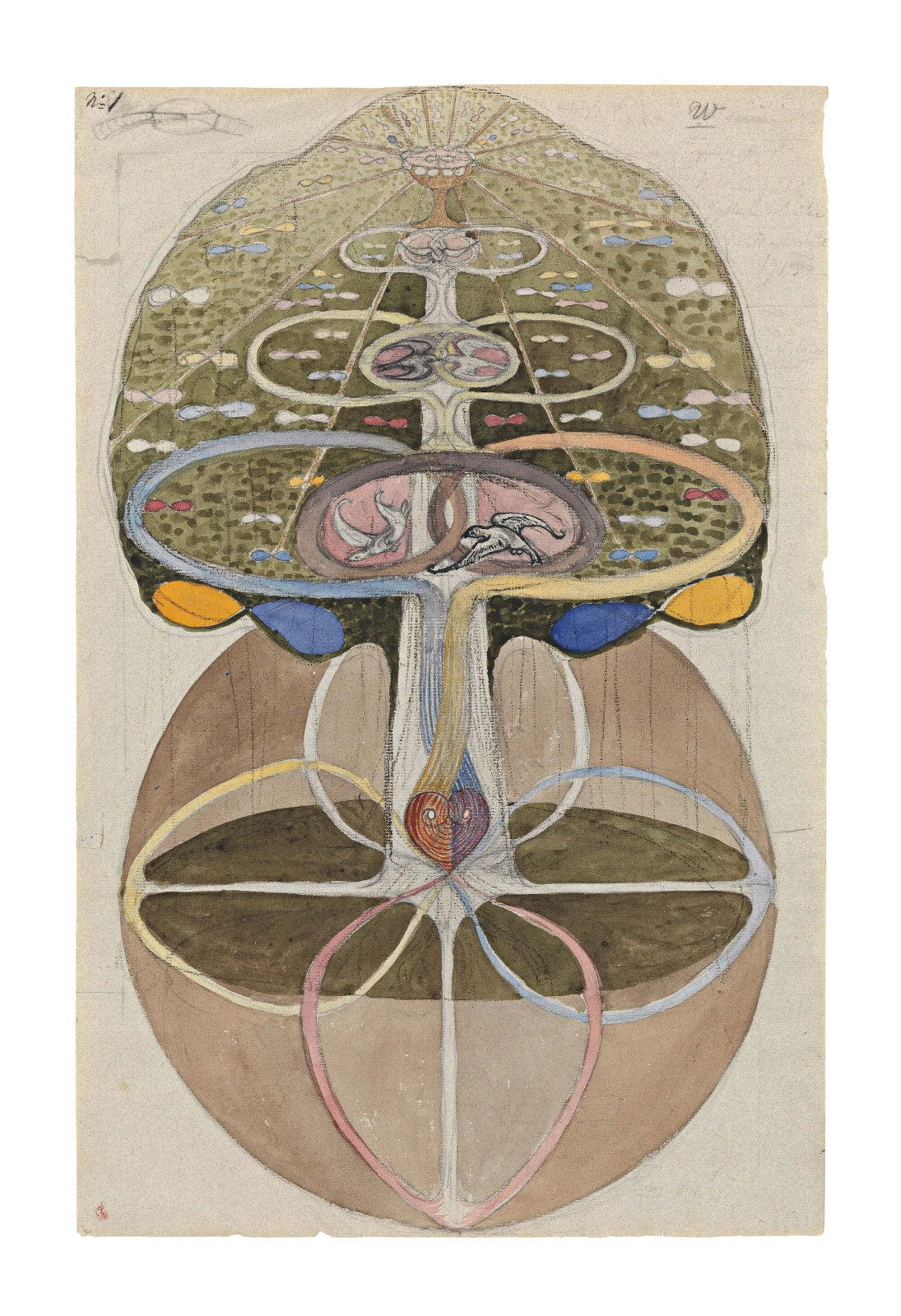 Hilma af Klint: The Tree of Knowledge, No. 1 Archival Quality Fine Art Print