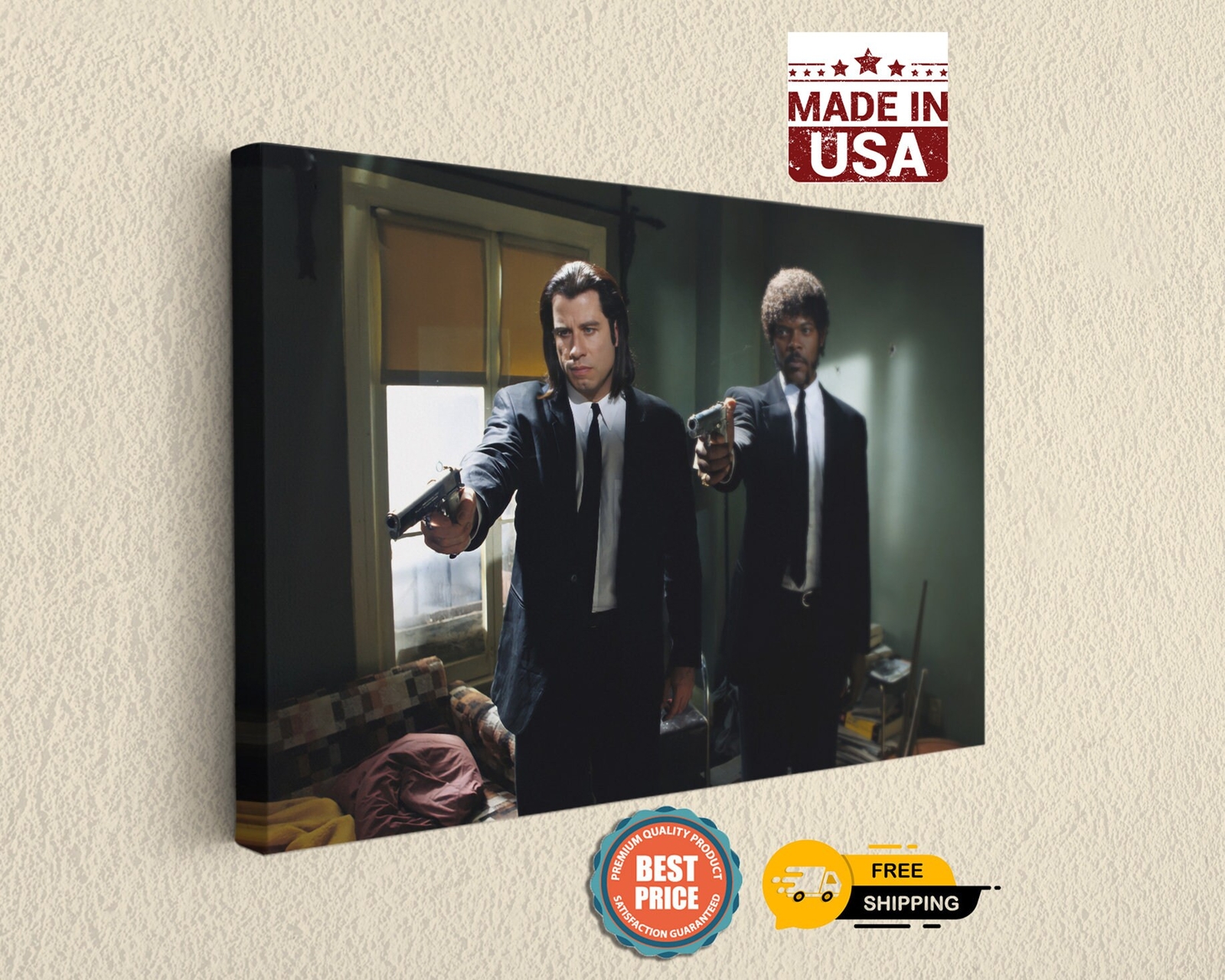 Say What Again Apartment Scene Pulp Fiction – Canvas Wall Decor