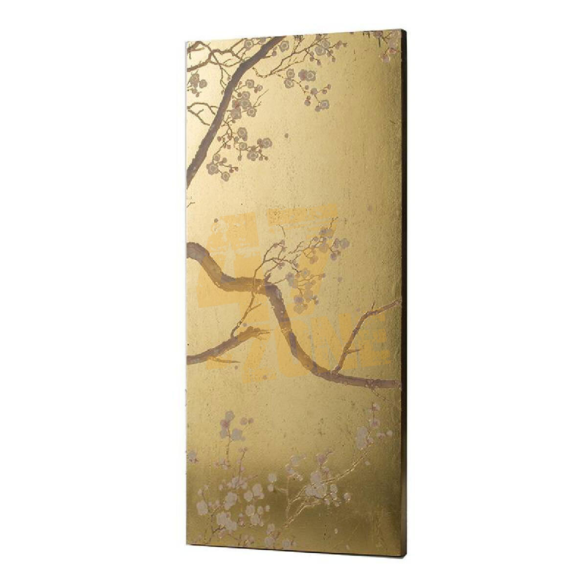 Mdf S/2 Wall Art Gold Indoor Outdoor Living Dining Room Decoration