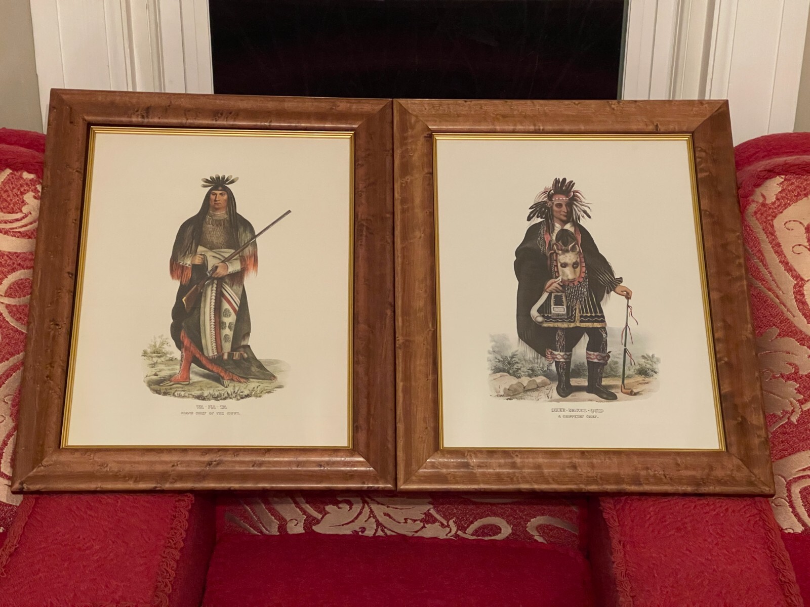 WA-NA-TA GRAND CHIEF OF THE SIOUX Professionally Framed Native American Print