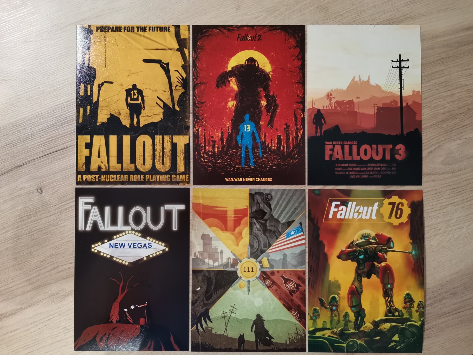 Fallout The Collection Set of Prints