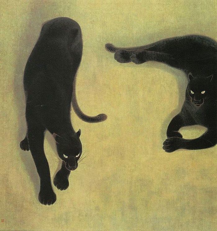Yamaguchi Kayo : Black Panther : 1954 : Archival Quality Art Print