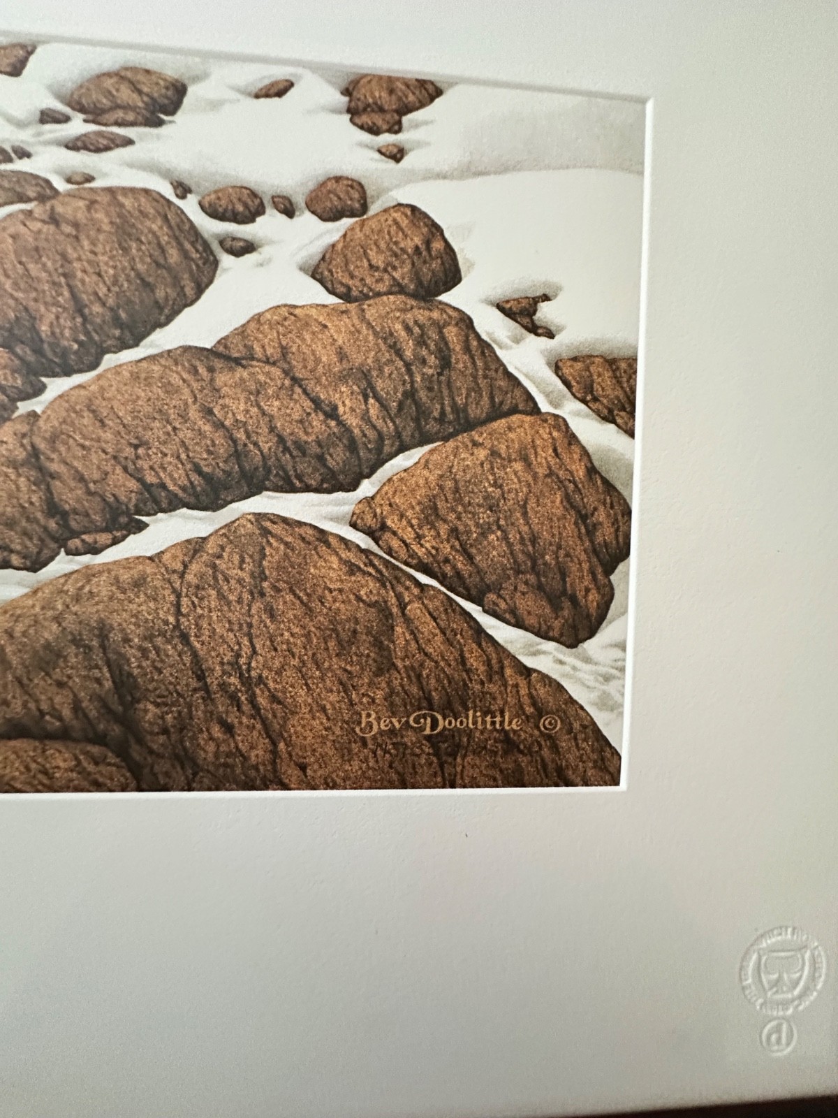 Bev Doolittle “Hide and Seek” Framed & 6 print signed & numbered