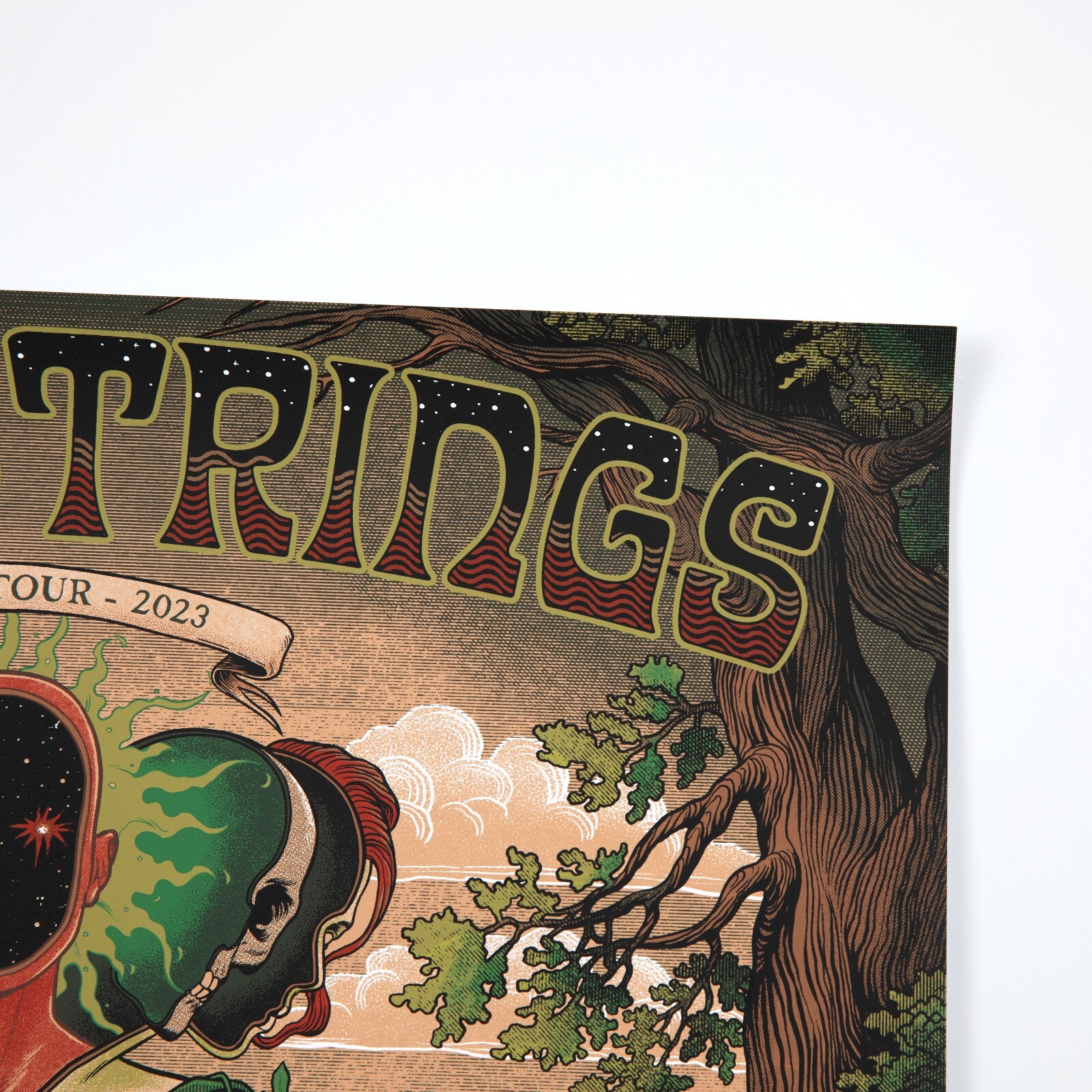 Billy Strings Poster European Fall Tour 2023 Pedro Correa Standard ED 35/65