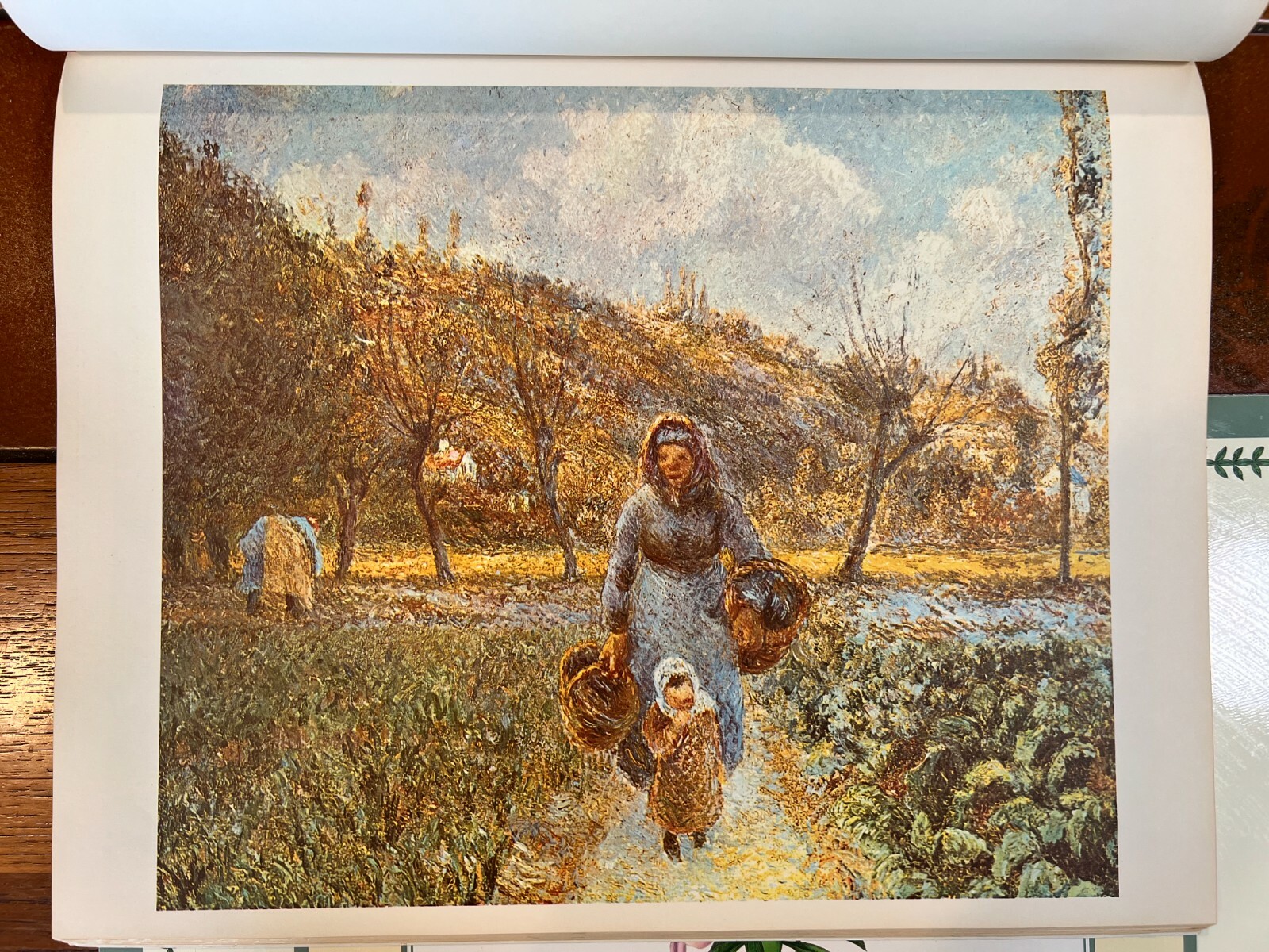 Camille Pissarro “In the Garden” Print, 14 5/8″ x 11 1/4″ (Paper)