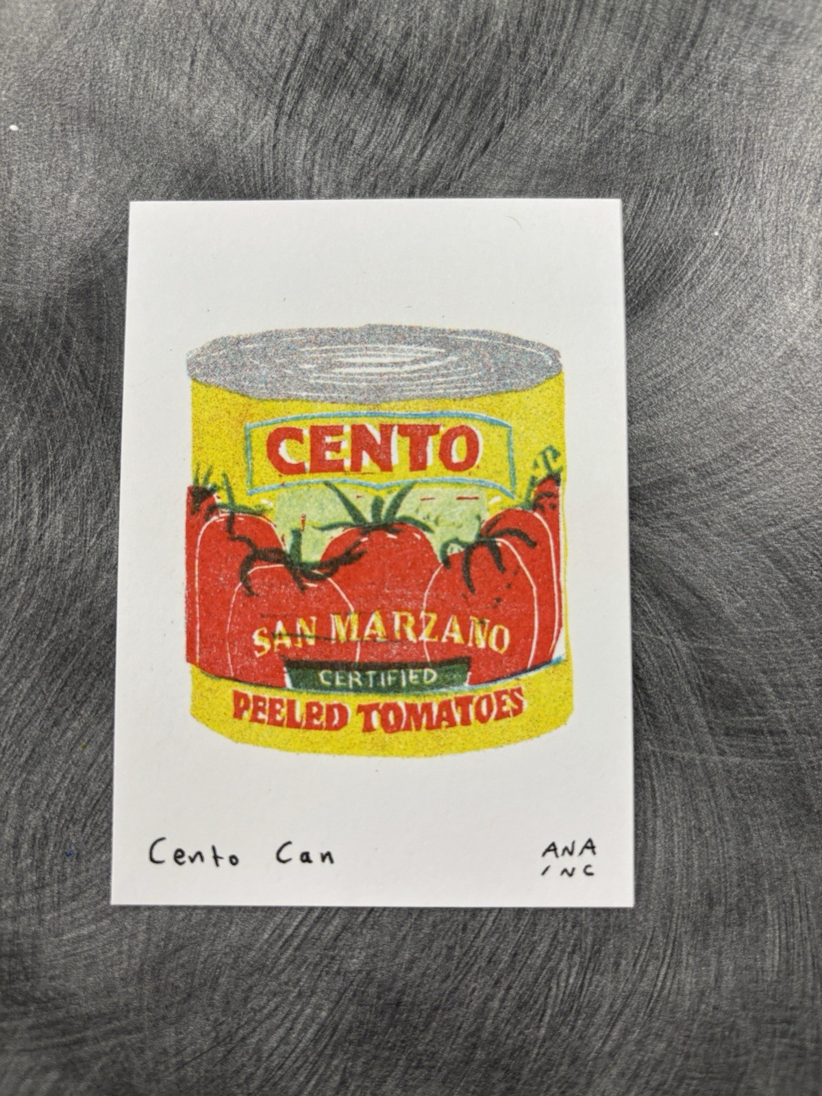 Ana Anastasia Inciardi Mini Prints Cento Tomato Can