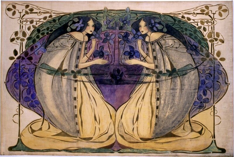 Frances MacDonald – Spring – Scottish Sisters Art Nouveau Glasgow Style Print