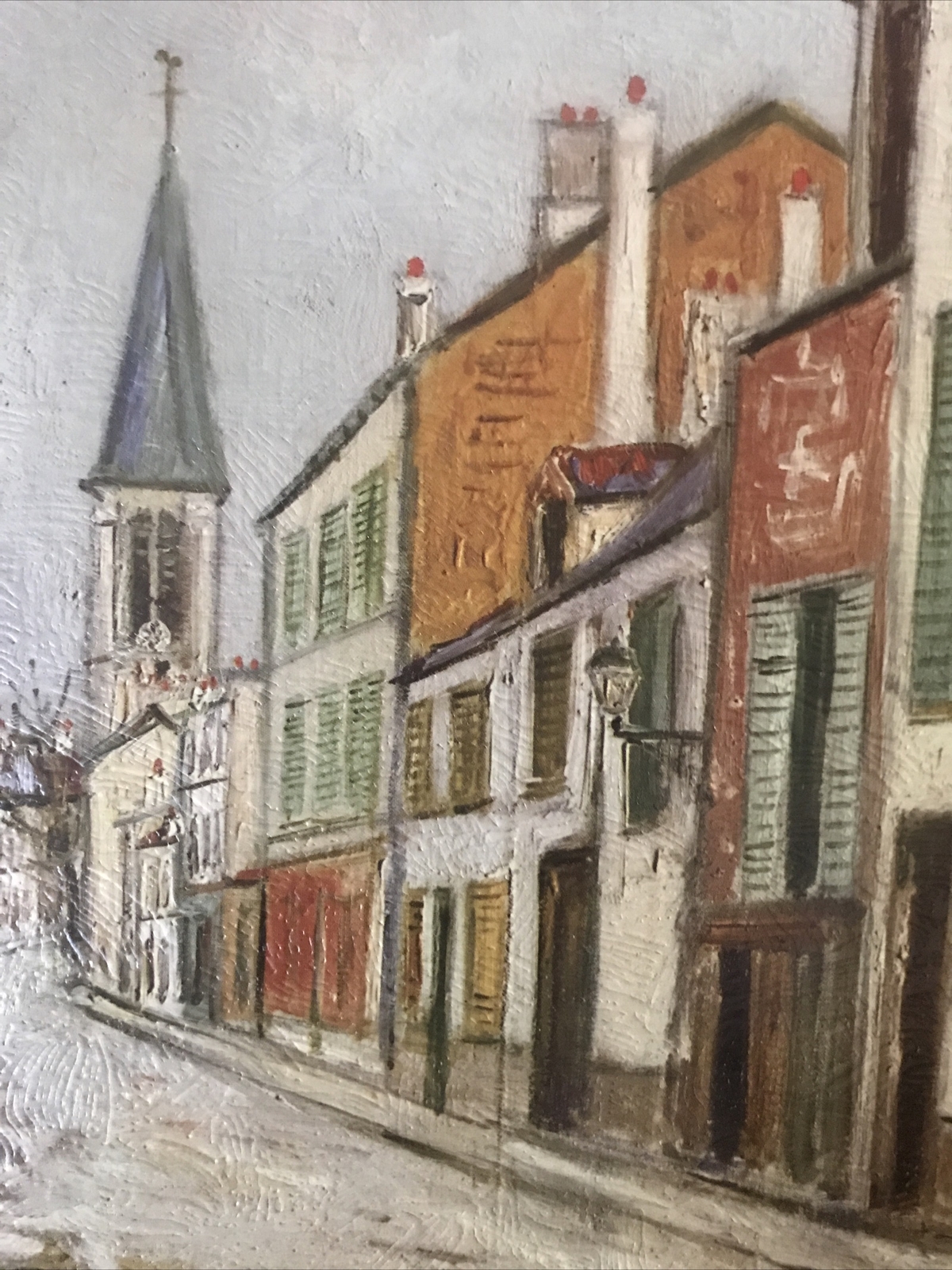 Maurice Utrillo – Eglise De Strins (Seine) – Print – Signed – 11”x14” – Art
