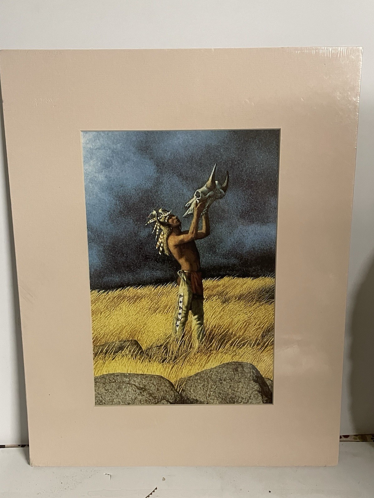 Bev Doolittle “Calling the Buffalo” Matted Print