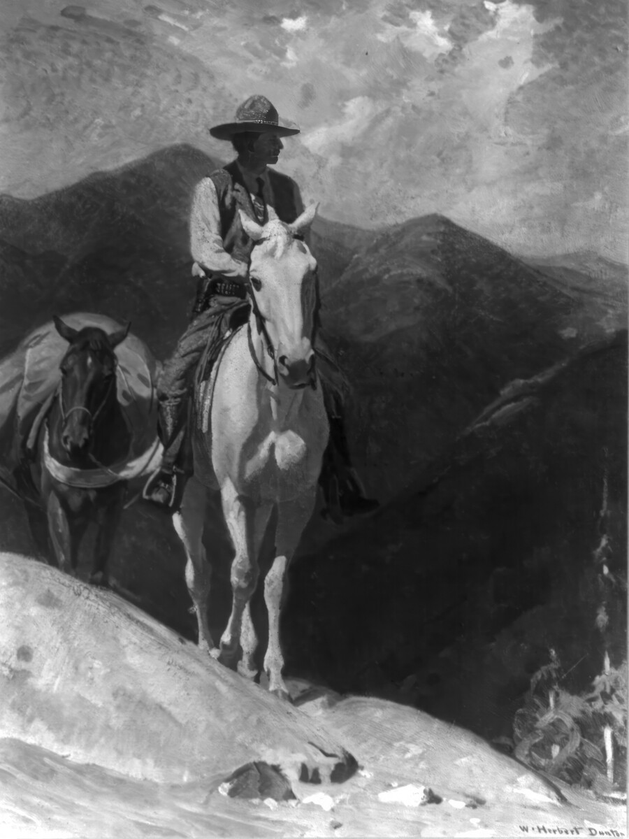 The Forest Ranger by William Herbert Dunton Western Giclee Art Print Ships Free