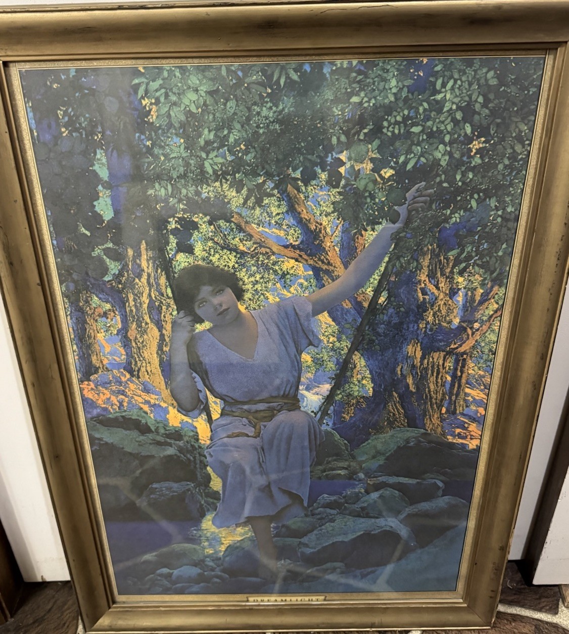 1924 Maxfield Parrish Dreamlight Print Edison Lamp Works General Electric Co
