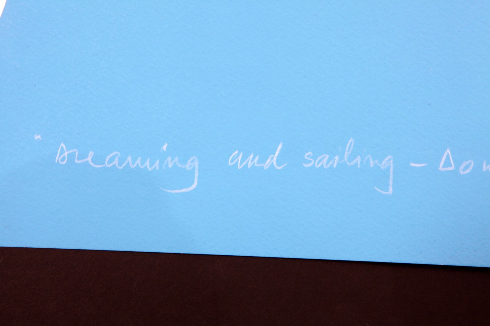 Franco Costa – Dreaming & Sailing Down U – Lim.& Signed Ed. Silkscreen – Nr5/300
