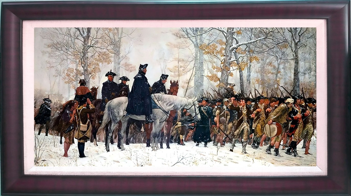 George Washington” Valle Forge” museum quality archival print