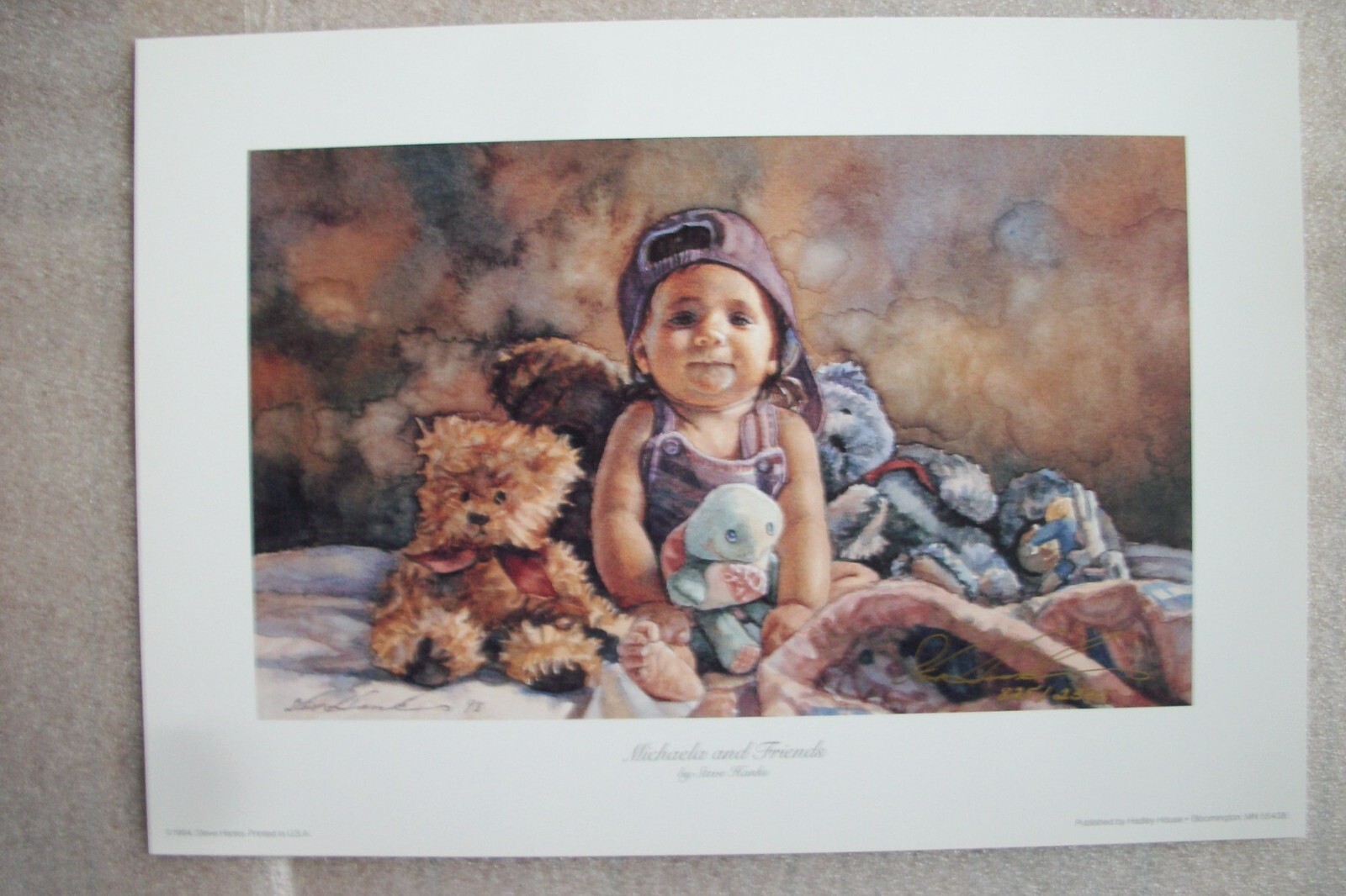 Steve Hanks Ltd. Ed. Print “Michaela and Friends” – SIGNED and #825/2500 w/COA