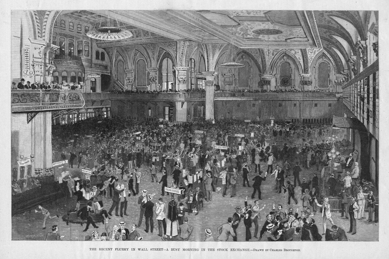 WALL STREET STOCK EXCHANGE RECENT FLURRY BULION CERTIFICATES STOCK BROKERS
