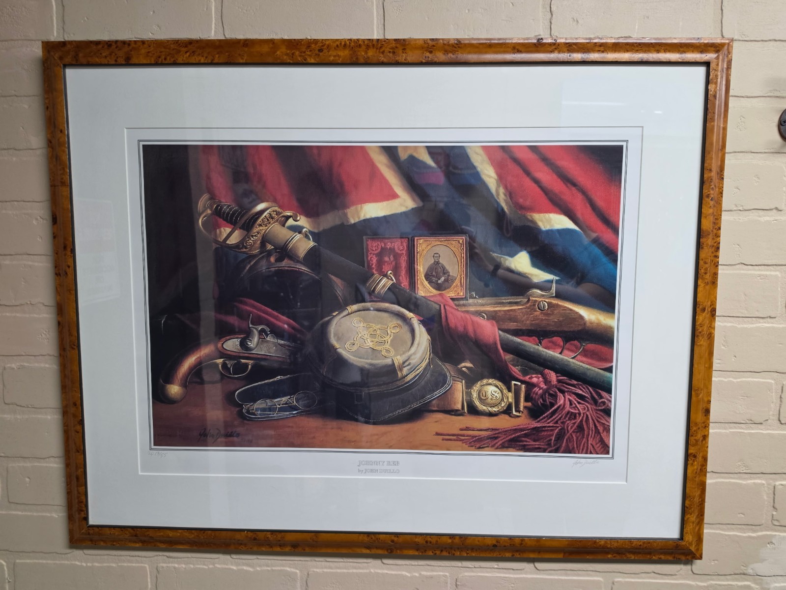 John Duillo Heritage of Honor – Civil War Framed signed #13 Of 55 AP