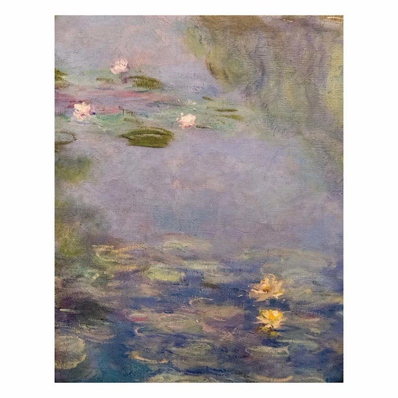Claude Monet Water Lilies Print, Impressionism Portrait Wall Art