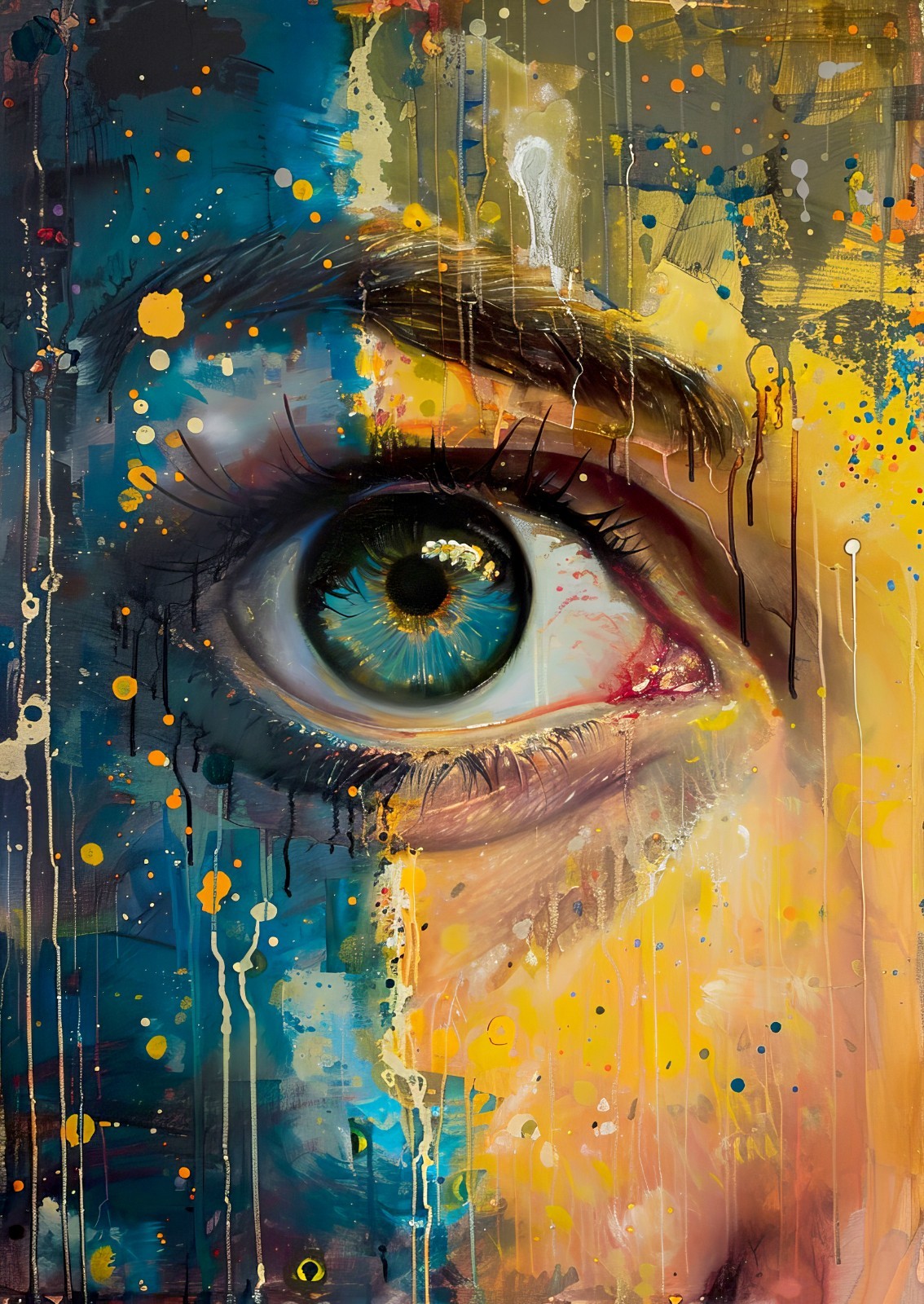 Abstract Eye | Print on Matte Paper | Modern Wall Art