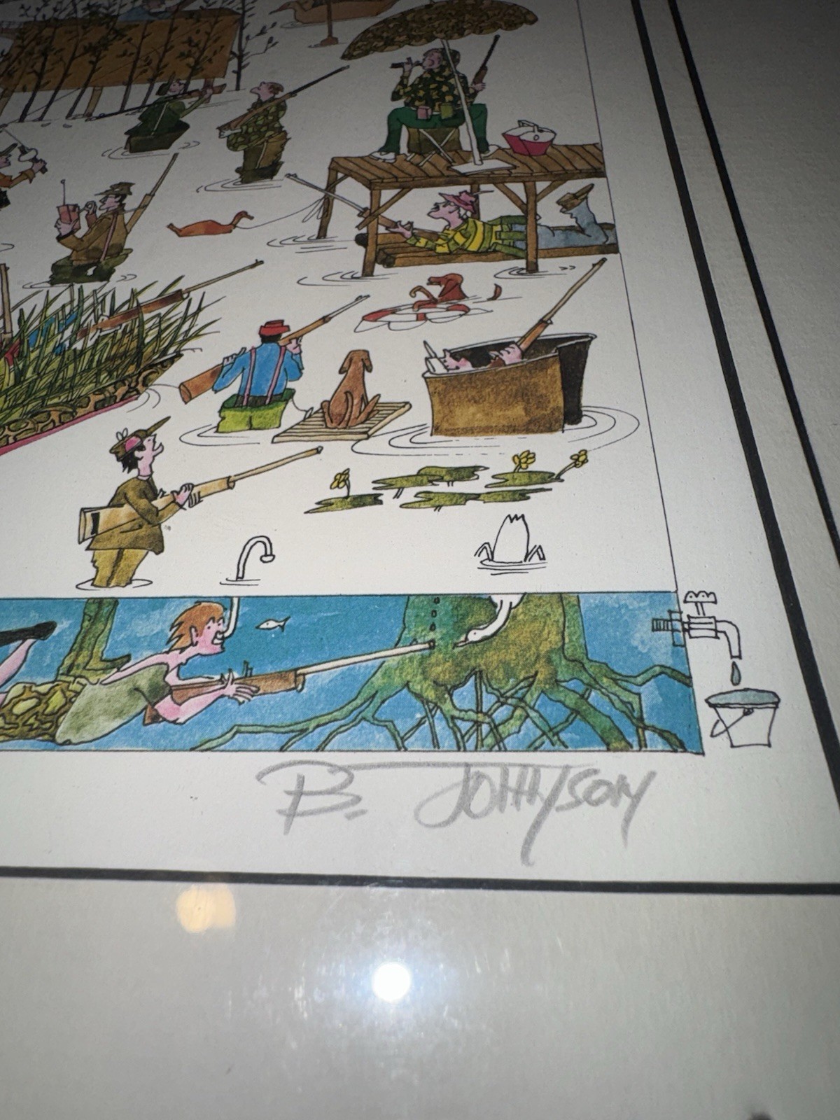 Bruce Johnson “Basic Duck Hunting Techniques” limited edition print