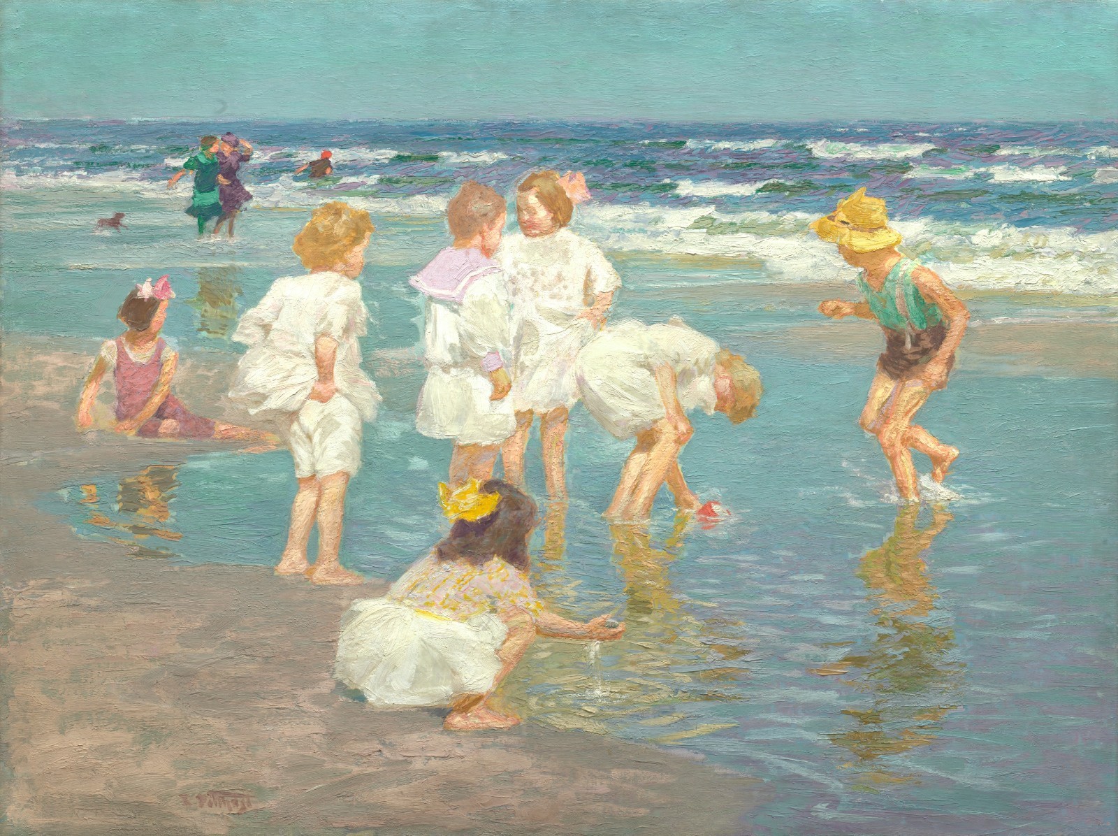 Print or Canvas – A Holiday by Edward Henry Potthast