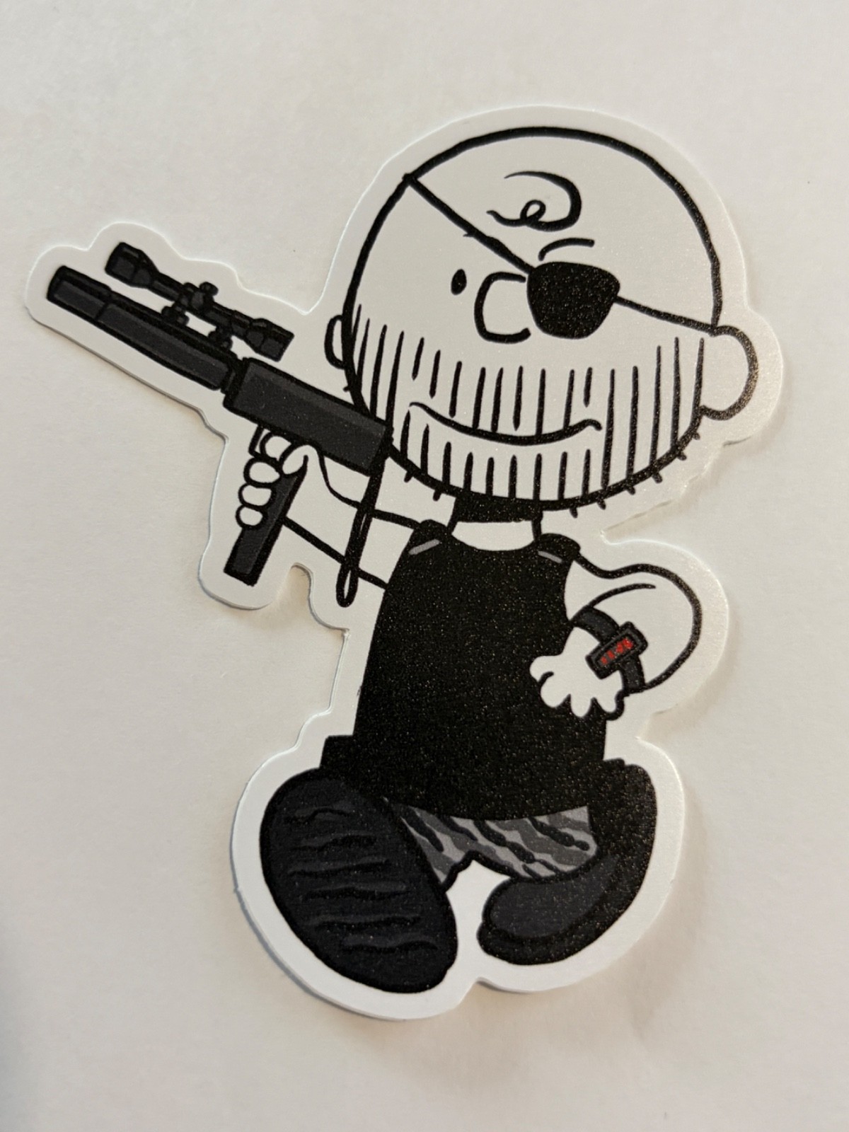 NEW Official RAID71 STICKER 3.5 x 3 inches Peanuts Charlie Escape from New York