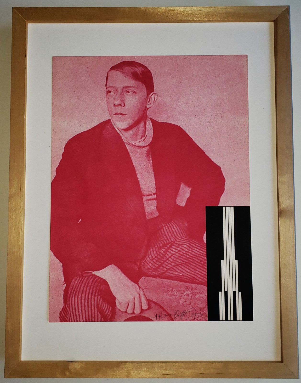Dan Flavin SIGNED Limited Edition RARE New York Collection for Stockholm 1973