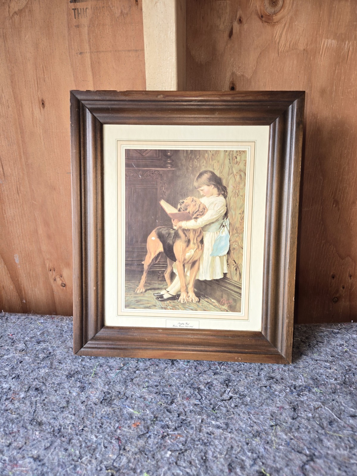 Naughty Boy! By Briton Riviere Picture 9″ X 11″