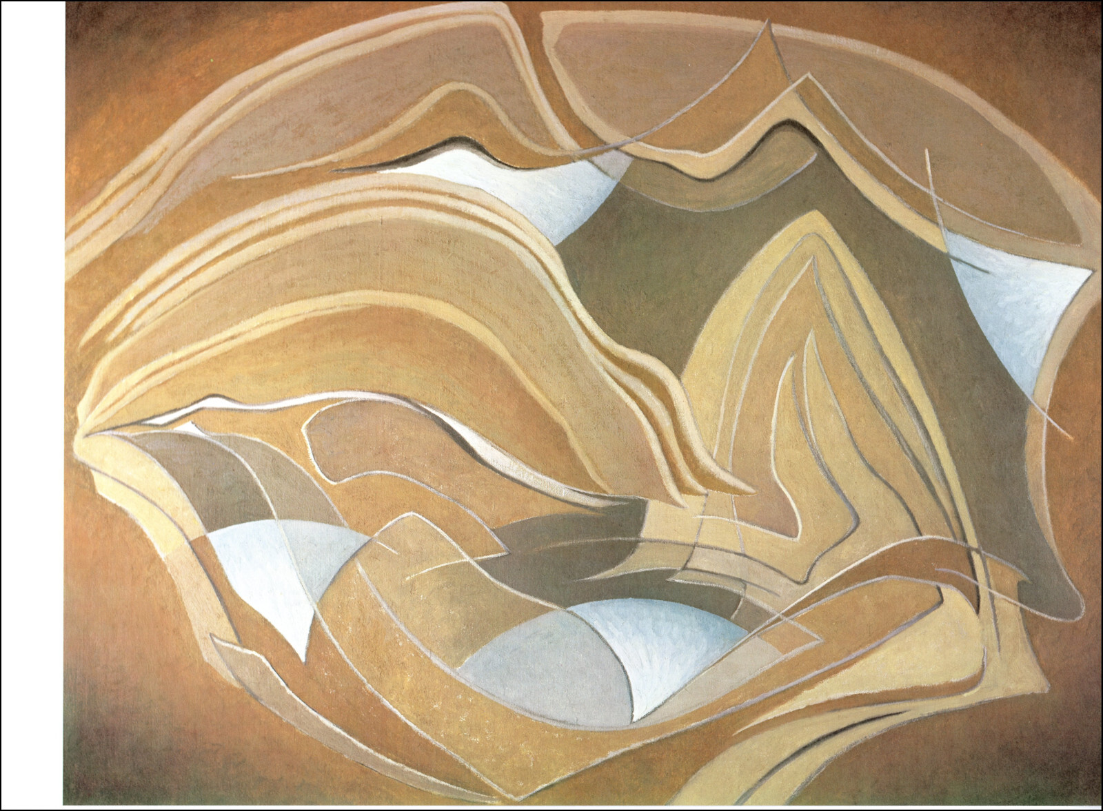 1969 Vintage Print Lawren Harris Nature Rhythm 1950 Fine Art Canada Abstract