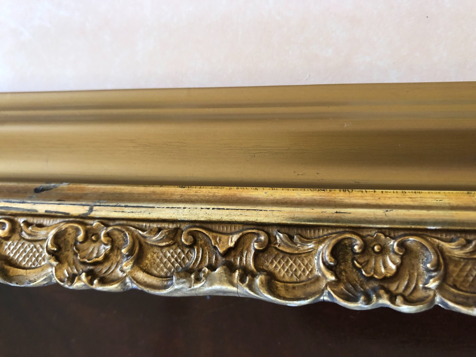 Antique 1895 Jean Leon Gerome Ferris Lithograph In 29″ x 21″ Gold Gilt Frame