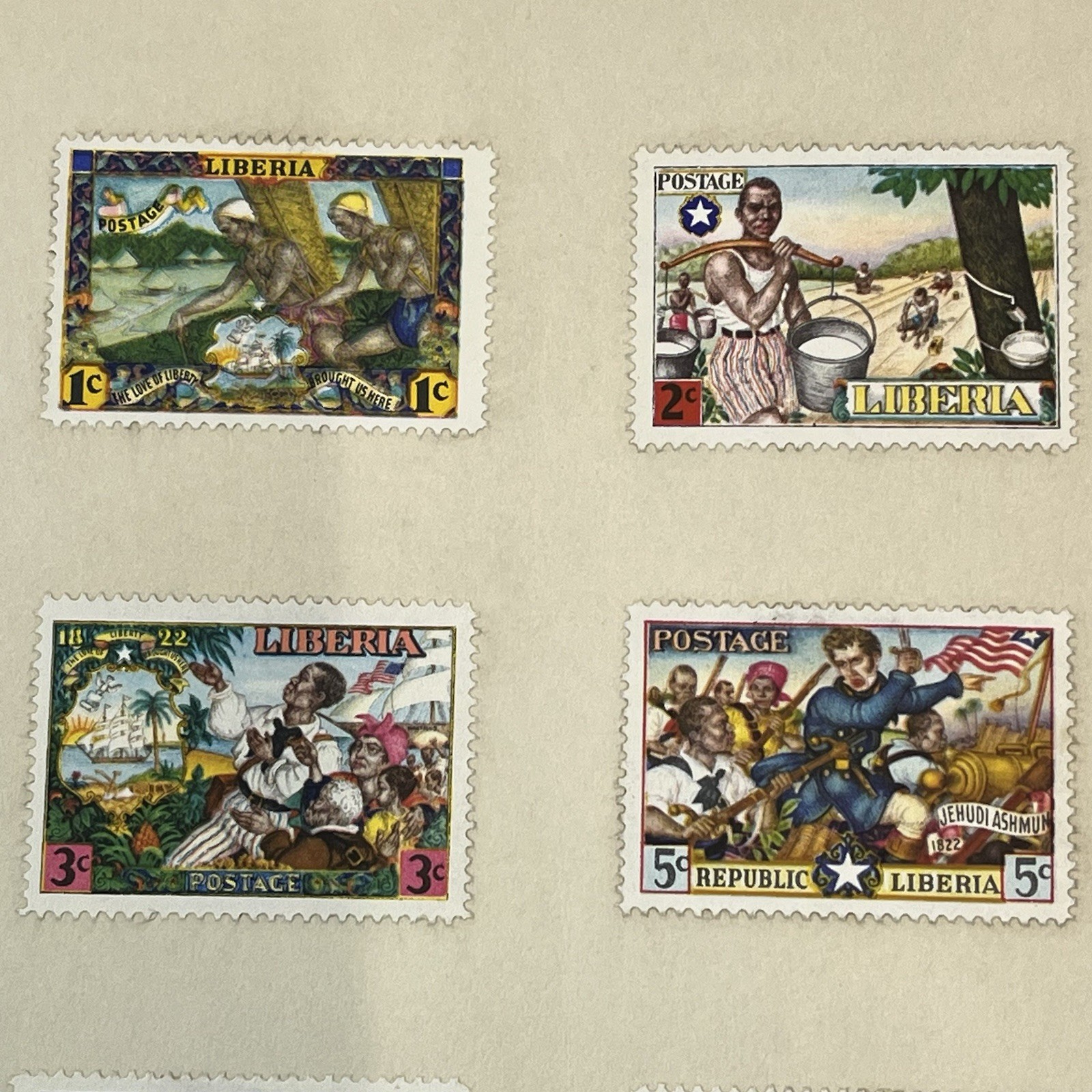 1949 Arthur Szyk Designed Complete set Liberia