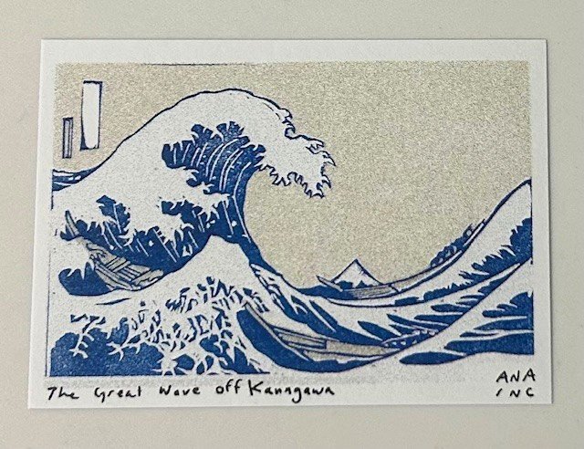 New LACMA CUSTOM Anastasia Inciardi “The Great Wave of Kanagawa ” Mini Print