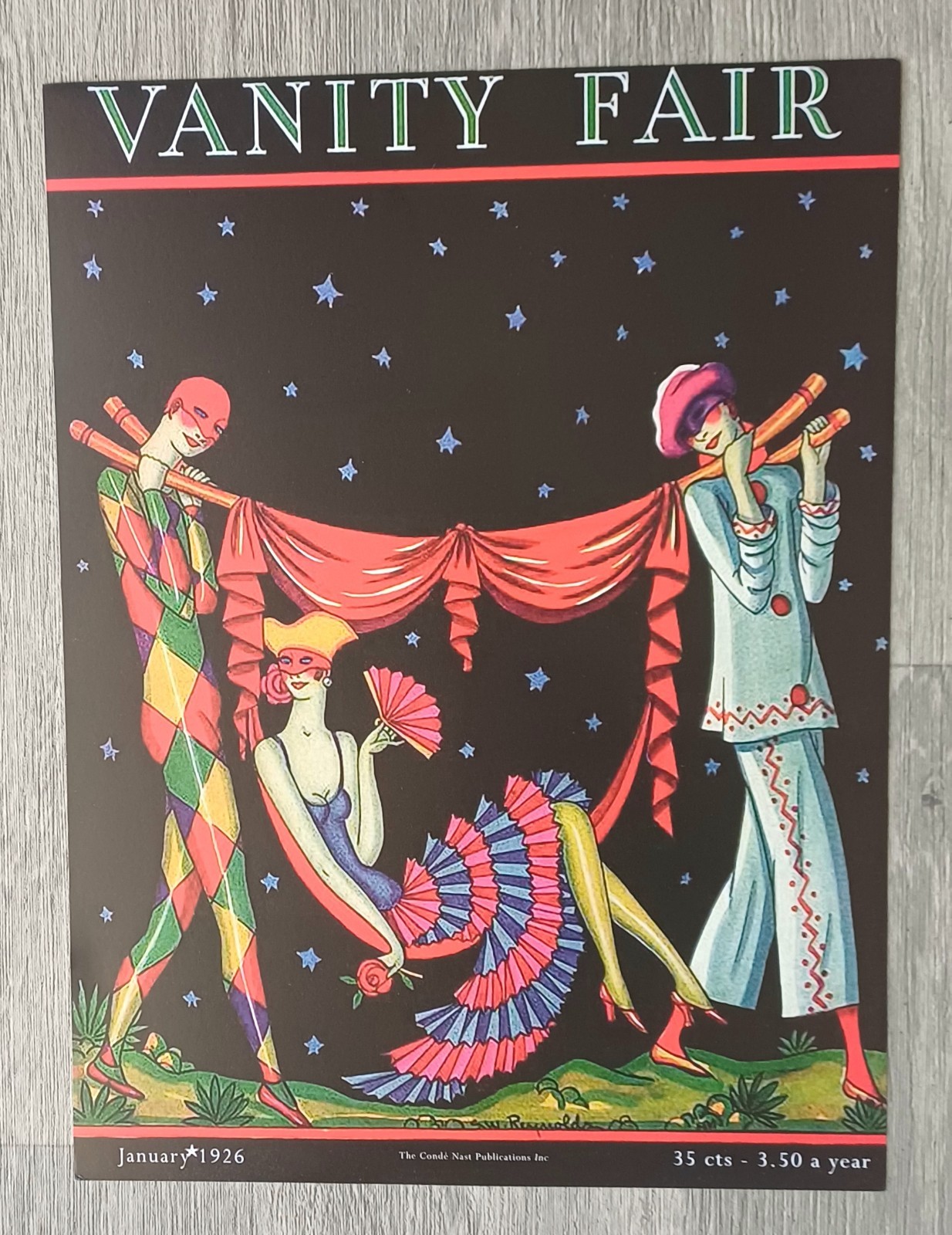 Vanity Fair Vintage Style Print 40cm x 30cm Condé Nast Unframed