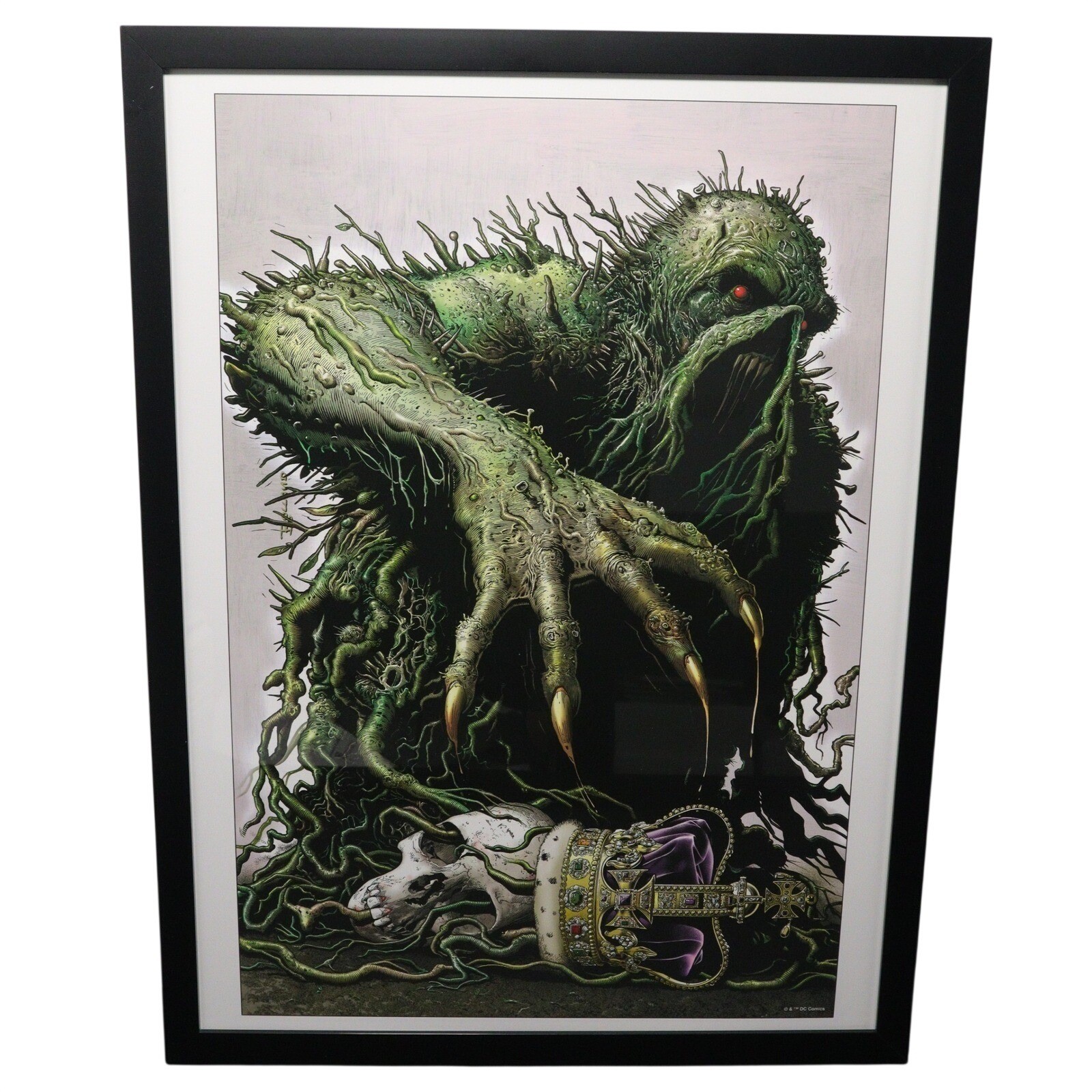 Swamp Thing Framed 12×16 Comic Cover Art by Brian Bolland | DC Comics
