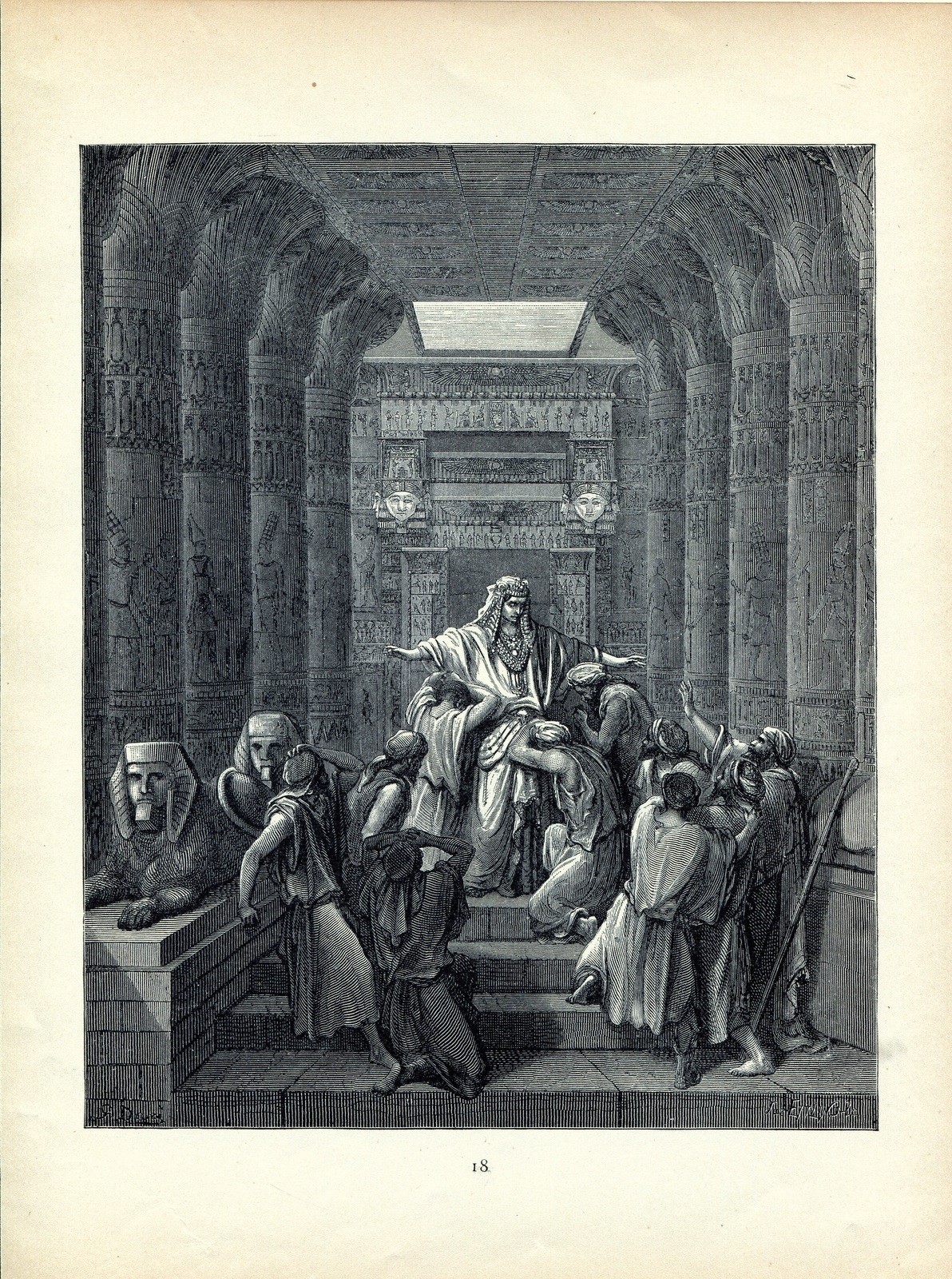 Old Testament JOSEPH and his BRETHREN 1880 Gustave Dore engraving