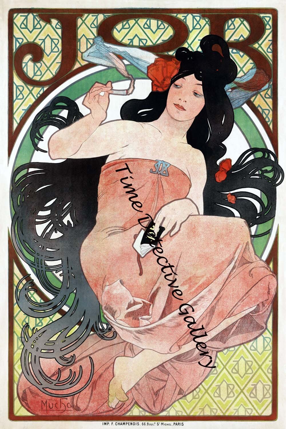 Vintage Art Nouveau Print #31 – Poster in 6 Sizes