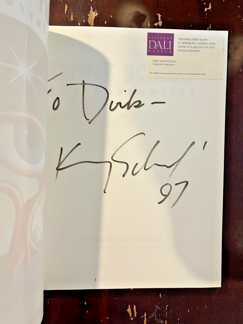 Kenny Scharf – Signed & Inscribed – Pop Surrealist – 1st Ed – Exhibition Catalog