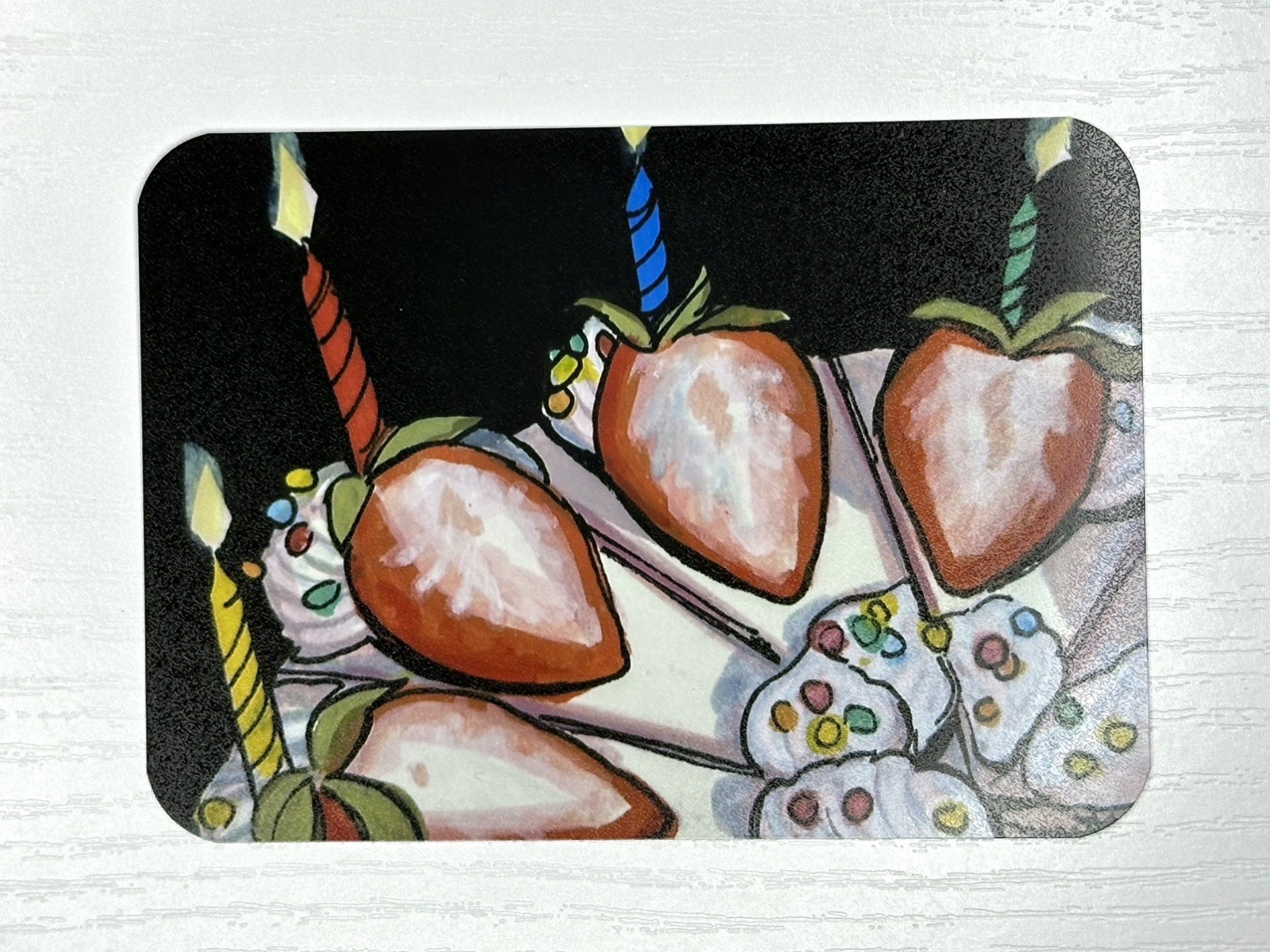 ACEO Dark Birthday Original Art Card *PRINT* 2.5 x 3.5 in